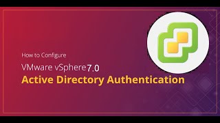 Add a Windows AD identity source to VMware vCenter 70 Single SignOn without Domain Join [upl. by Corbie]
