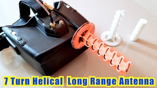 Long Range 58ghz 7 Turn High Gain Helical Antenna Build Tutorial [upl. by Dnalloh892]