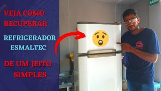 Geladeira ESMALTEC não gela na parte de baixo [upl. by Nytsirc]