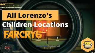 Lorenzos Children Locations Far Cry 6 The Seeds of Love Guide [upl. by Damara838]