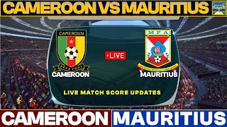 Cameroon Vs Mauritius Live Match Today  CAM Vs MAU Live Football Match 2023 Live [upl. by Joannes]