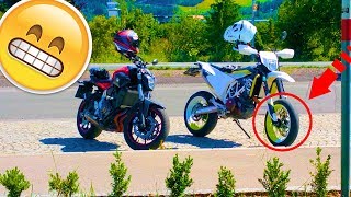 Die TÖDLICHE Brennerpass  Straße  HUSQVARNA 701 SM  YAMAHA MT07 [upl. by Nnayar]