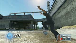 Skate 3 Trickline Clip 2  Industrial North [upl. by Enialehs]