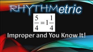 Improper Fraction Song  Fun Learning Math [upl. by Ahsoik]