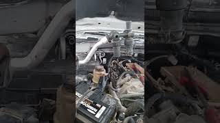 Nissan Pathfinder heater coil pipe replace [upl. by Nivlag488]