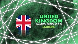 JAMES NEWMAN  EMBERS  1 HOUR LOOP  UNITED KINGDOM  EUROVISION 2021 [upl. by Hodge]