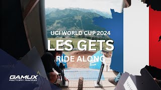 Track preview  Les Gets Downhill World Cup 2024 [upl. by Yllim]