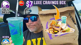 Taco Bell® 7 Luxe Cravings Box Review 🌮🔔  Is THIS the BEST Deal in Fast Food  theendorsement [upl. by Notlil780]