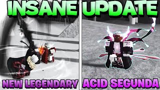 NEW ARRANCAR LEGENDARY WEAPONS  ACID SEGUNDA IN TYPE SOUL  Roblox Type Soul [upl. by Euqinmod306]