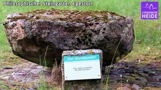 Egestorf Stein des Anstosses  Philosophischer Steingarten Egestorf [upl. by Karleen]