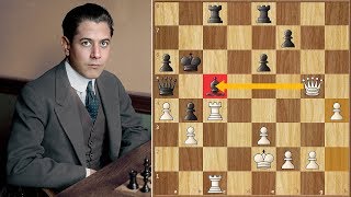 Capablanca is Sad His Opponent Didnt Play the Best Moves  Rice Memorial 1916 [upl. by Buine]