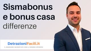 SISMA BONUS E BONUS CASA differenze [upl. by Haleemak]