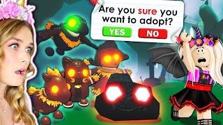 Do NOT Adopt These NEW HALLOWEEN PETS In Adopt Me Roblox [upl. by Zil]