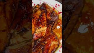 Roasted chicken recipe food yummy recipe roast chicken best asmr [upl. by Laddy]