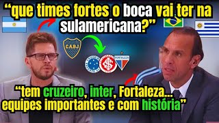 argentinos e uruguaios com medo dos times brasileiros quoto boca vai ter times fortes na sulamericanaquot [upl. by Anauqcaj]