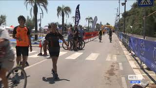 Montesilvano  Tremila atleti in città per il Triathlon [upl. by Ahsahs992]