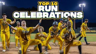 Top 10 Run Celebrations of 2023  The Savannah Bananas [upl. by Esiuolyram541]