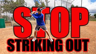 Stop Striking Out 3 tips to help you reduce strikeouts [upl. by Nahshun]