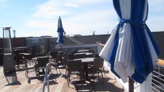 Video View of Birds Eye Rooftop Pool Bar at Beauport Hotel Gloucester [upl. by Wons611]