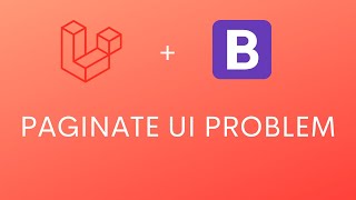 How to fix laravel 8 UI paginate problem [upl. by Borchert]