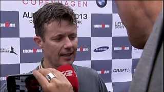 Interview med HKH Kronprinsen ved KMD IRONMAN Copenhagen 2013 [upl. by Marley544]