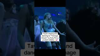 Taylor Swift dancing to teenage dreamKaty Perry Vmas 2024🌟🔥 [upl. by Alisan]