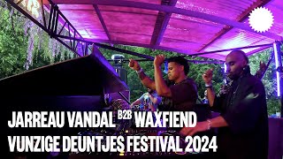 Jarreau Vandal B2B Waxfiend  Vunzige Deuntjes Festival 2024  Amsterdam  Eclectic stage by Stewww [upl. by Nesaj]