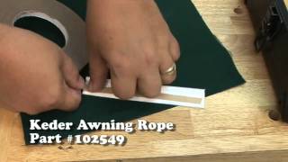 Keder Awning Rope or Awning Tape [upl. by Yeoz]