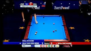 Mosconi Cup Day 4 Match 5 Van den Berg vs Dechaine [upl. by Quarta]