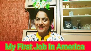 My First Job in AmericaSasikalatvSKTVTelugu Vlogs [upl. by Leiuqeze]