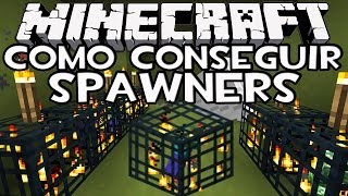 Minecraft Cómo Conseguir SPAWNERS de Cualquier MONSTRUO Trucos de Minecraft [upl. by Ydnirb]