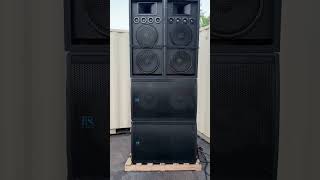 passive yorkville dual 18 subwoofer with ￼Custom made jbl tops [upl. by Rosita135]