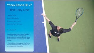 Racket Review 2022 Yonex Ezone 98 v7  quotThe Easy Onequot [upl. by Thordia]