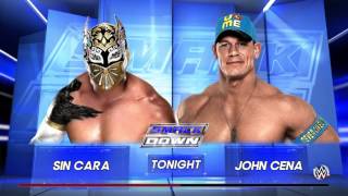 WWE 2K16 JOHN CENA VS SIN CARA [upl. by Jea905]