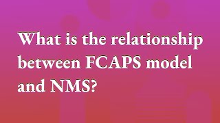 What is the relationship between FCAPS model and NMS [upl. by Eiliak]