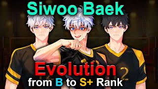 Evolution Siwoo Baek from B to S Rank Siwoo BOOM Jump The Spike Volleyball 3x3 [upl. by Clie]