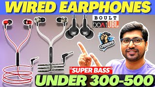 TOP 4🔥Best Wired Earphones 2024🔥Best Earphones Under 500 rs🔥Best Wired Earphones Under 500 [upl. by Liggett]