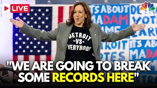 LIVE “Detroit vs Everybody” Kamala Harris Rallies in Detroit  Lizzo and Usher Join Harris  N18G [upl. by Ihn419]