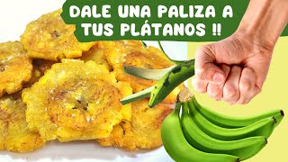 😋🧂👩🏻‍🍳PATACÓN DE PLATANO VERDE  SÚPER PATACON tostón desdecasaconjuly👩🏻‍🍳🧂😋 [upl. by Harvison328]