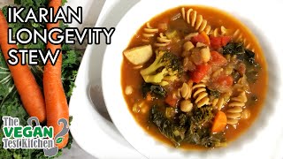 IKARIAN Longevity Stew  WFPB RECIPE  Blue Zones Diet  The Vegan Test Kitchen [upl. by Irovi]