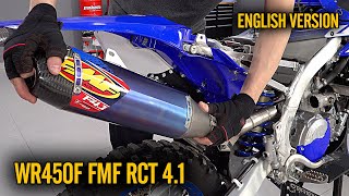 Yamaha WR450F FMF Full Exhaust System [upl. by Nevaed179]