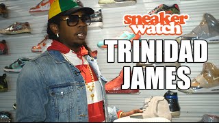 Trinidad James on Buying 2 Pairs of Yeezy 750s amp Having 1 Zipper Break [upl. by Kremer52]