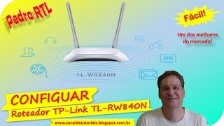 Como CONFIGURAR o Roteador TPLink 300mbps 2 antenas [upl. by Harilda499]