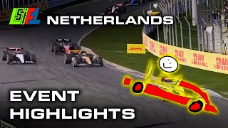 LSI F1 World Championship Highlights  Netherlands GP [upl. by Nonnahc]