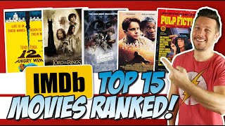 The IMDB Top 15 Movies Ranked [upl. by Lizbeth]