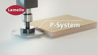 Lamello PSystem Bearbeitungs Möglichkeiten Profilnut in die Kante mit einem PSystem CNC Fräser [upl. by Chrissie]