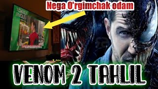 VENOM 2  Tahlil Ozbek tilida Venom Karnajga qarshi Eng kuchli Simbiot Nega Orgimchak odam Taxlil [upl. by Hadria]