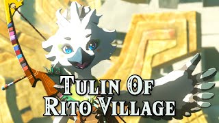 Tulin of Rito Village Walkthrough Wind Temple Zelda TOTK [upl. by Euqinad]