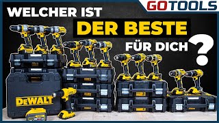 Welchen brauchst Du Alle 18V DeWalt Akkuschrauber vom DCD708 bis DCD999  inkl Verlosung DCD999 [upl. by Hterrag398]