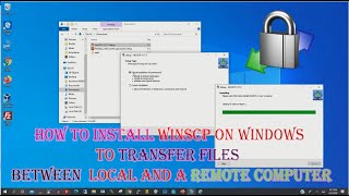 How to Install WinSCP on Windows to transfer files between local and a remote computer [upl. by Ahsinal114]